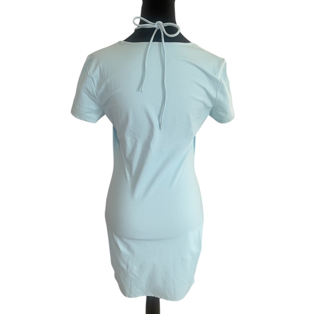 Hot in there mini dress,cut out,halter, Open Front Bodycon Mini Dress, Large,New - Picture 4 of 6